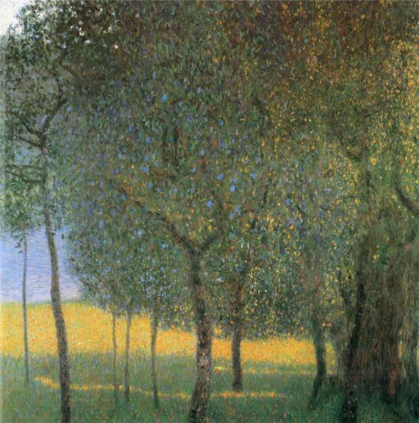 Fruit Trees by Gustav Klimt