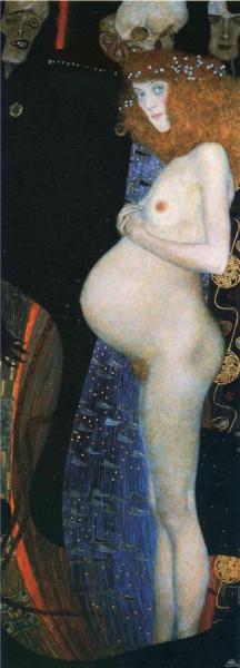 Hope I by Gustav Klimt