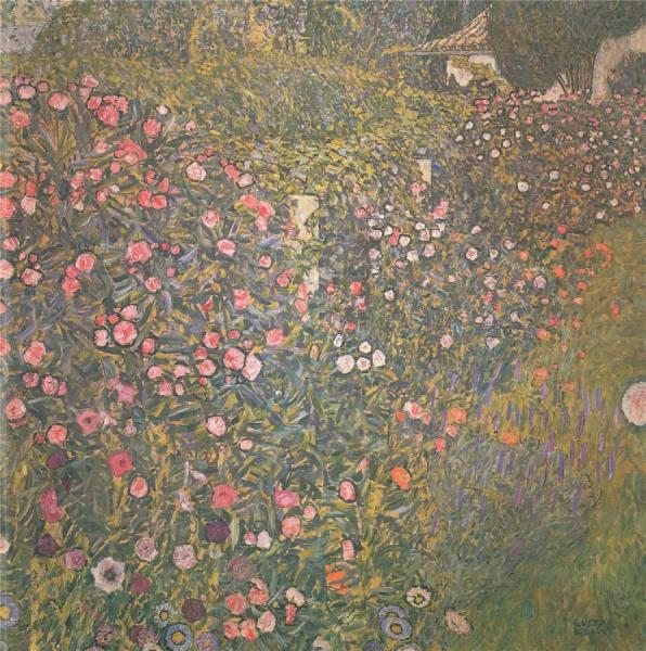 Italian Garden Landscape by Gustav Klimt