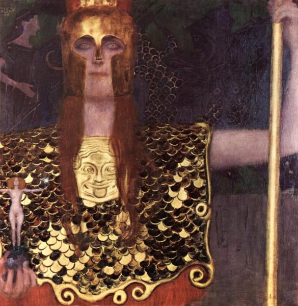 Pallas Athena by Gustav Klimt