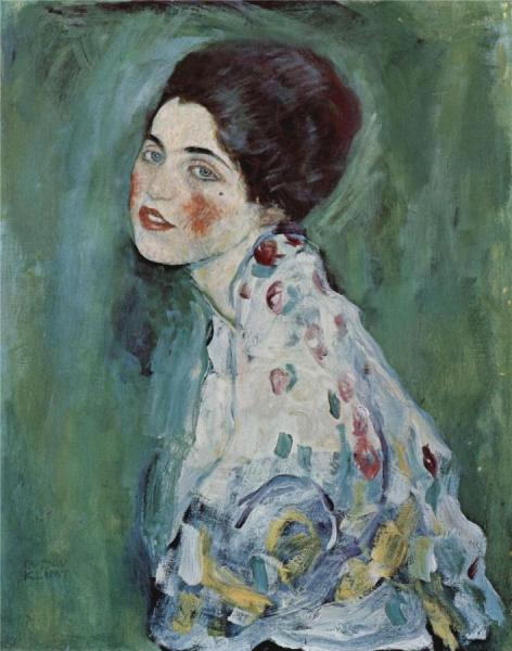 Portrait Of A Lady by Gustav Klimt