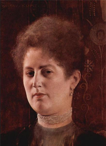 Portrait Of A Lady by Gustav Klimt