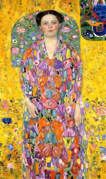 Portrait Of Eugenia (mada) Primavesi by Gustav Klimt