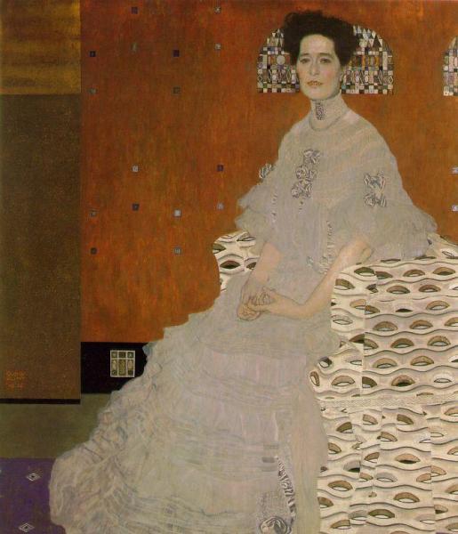 Portrait Of Fritza Riedler by Gustav Klimt