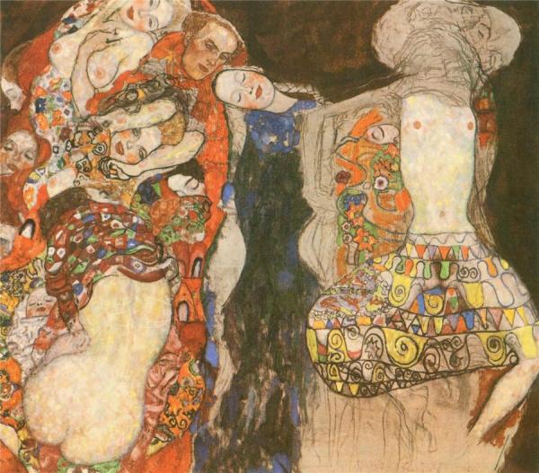 The Bride (unfinished) by Gustav Klimt