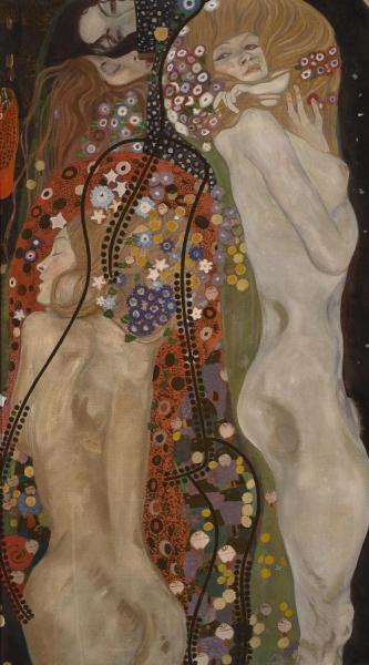Gustav Klimt Water Serpents Ii,1904-1907