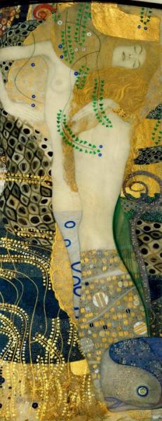 Water Snakes by Gustav Klimt
