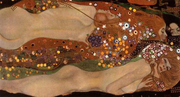 Water Snakes Ii by Gustav Klimt
