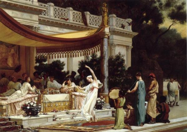 Gustave Boulanger Pleasant Hours In The House Of Lucullus