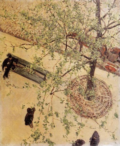 Boulevard Seen From Above by Gustave Caillebotte