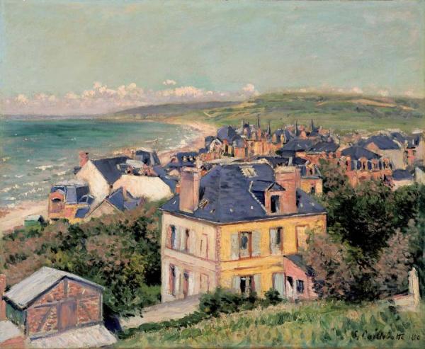 By The Sea At Trouville by Gustave Caillebotte