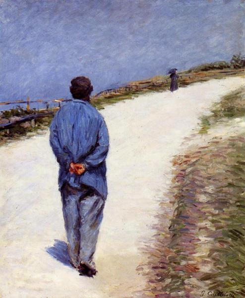 Man In A Smock by Gustave Caillebotte