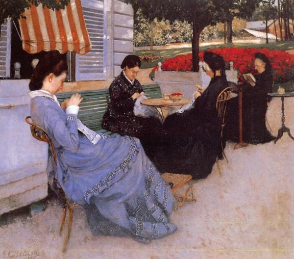 Portraits In The Countryside by Gustave Caillebotte