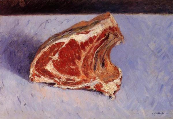 Rib Of Beef by Gustave Caillebotte