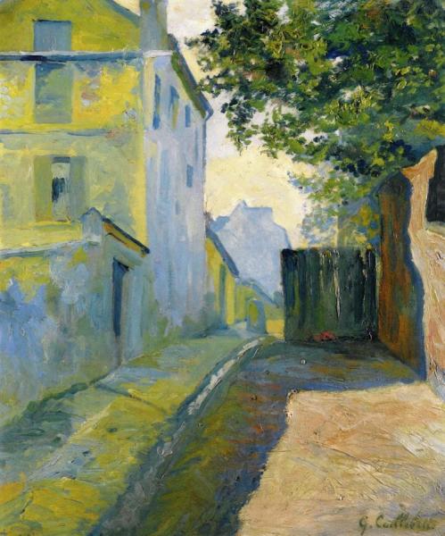 Rue Du Mont-cenis, Montmartre by Gustave Caillebotte Oil Painting Reproductions