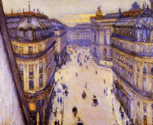 Rue Halevy, Seen From The Sixth Floor by Gustave Caillebotte