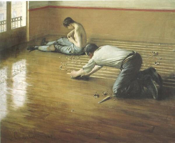 The Floor Scrapers by Gustave Caillebotte