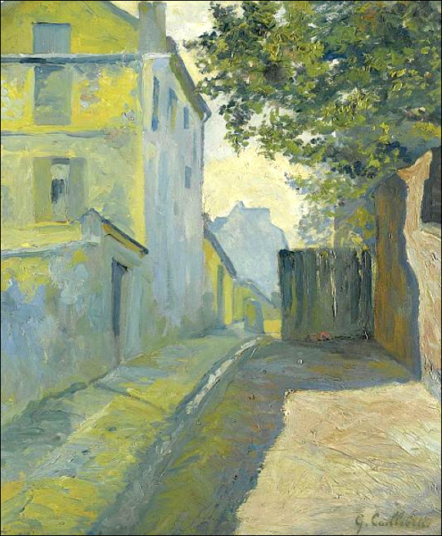 The Street Of Saint-denis, Montmartre by Gustave Caillebotte