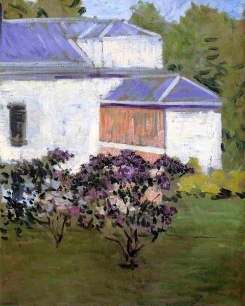 Yerres, Part Of The South Facade Of The 'casin' by Gustave Caillebotte