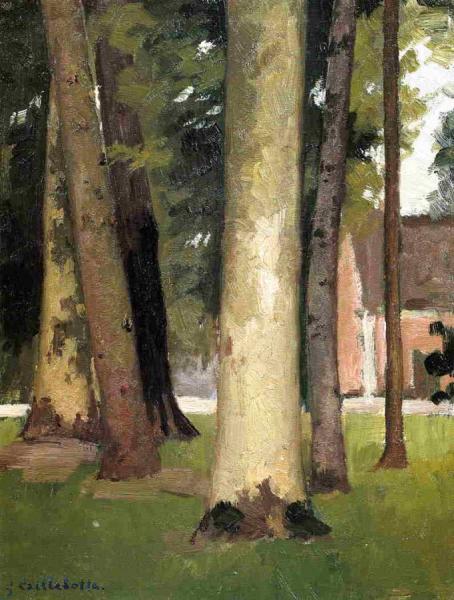 Yerres, Through The Grove, The Ornamental Farm by Gustave Caillebotte