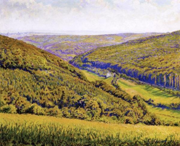 Landscape by Gustave Cariot