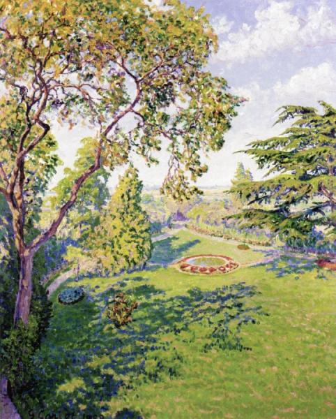 The Park In Summer by Gustave Cariot