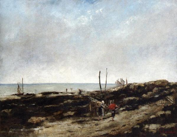 Going Fishing by Gustave Courbet