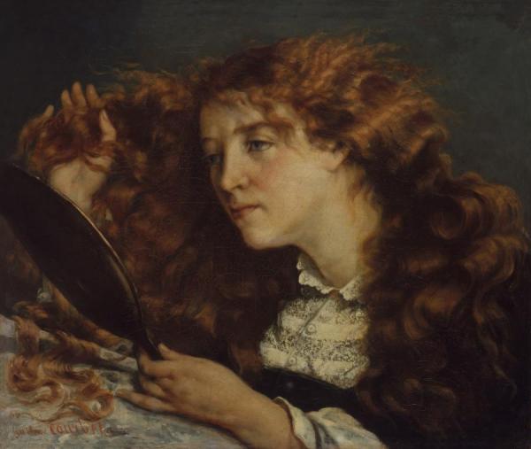 Jo, La Belle Irlandaise by Gustave Courbet