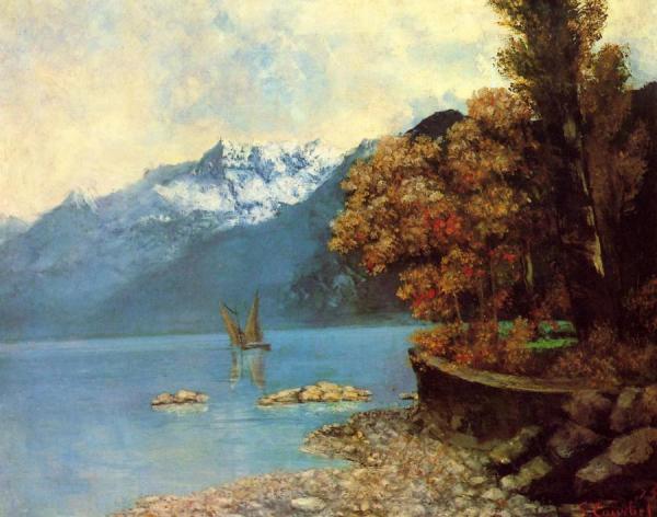 Lake Leman by Gustave Courbet