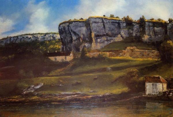 Landscape Of The Ornans Region by Gustave Courbet