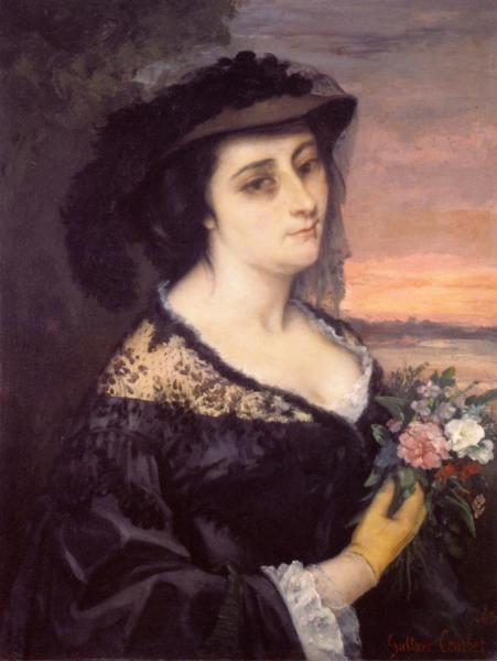 Laure Borreau by Gustave Courbet
