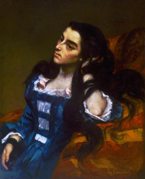 Portrait Of A Spanish Lady by Gustave Courbet