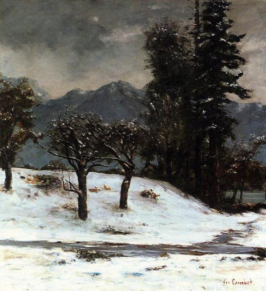 Snow by Gustave Courbet