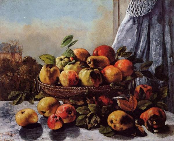 Still Life: Fruit by Gustave Courbet
