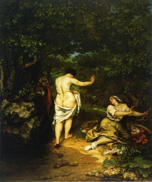 The Bathers by Gustave Courbet Oil Painting Reproductions