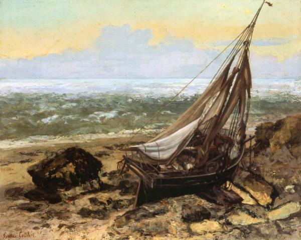 The Fishing Boat by Gustave Courbet