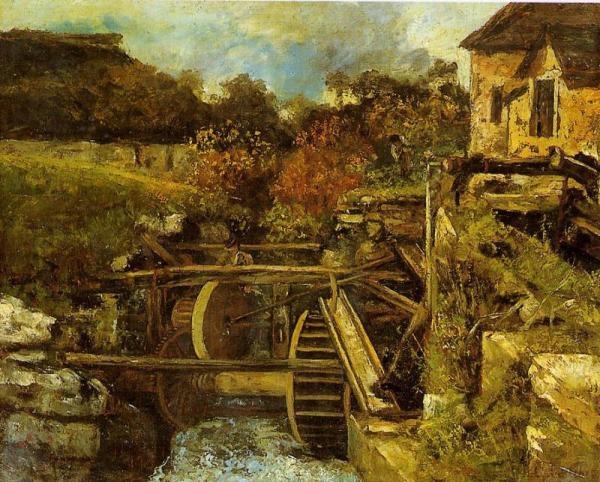 The Ornans  Paper Mill by Gustave Courbet Oil Painting Reproductions