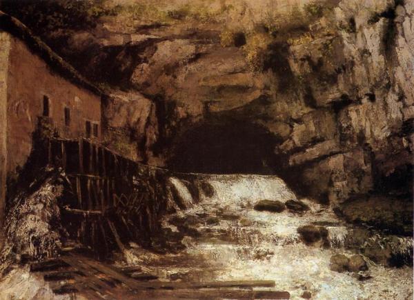 The Source Of The Loue by Gustave Courbet