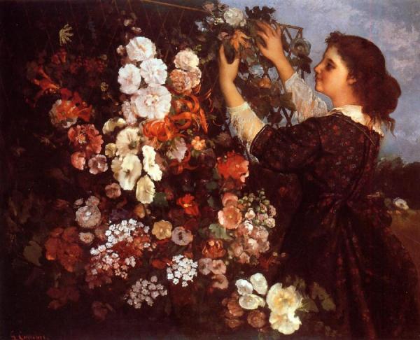 The Trellis by Gustave Courbet