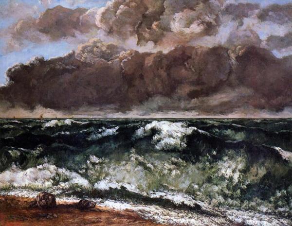 The Wave by Gustave Courbet
