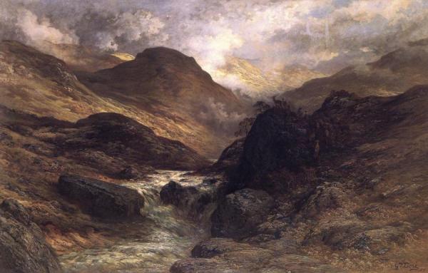 Gorge In The Mountains by Gustave Doré