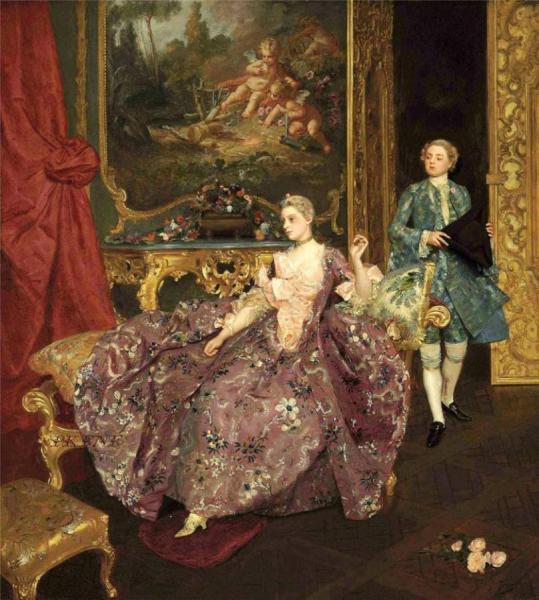 Lost In Thought by Gustave Jean Jacquet