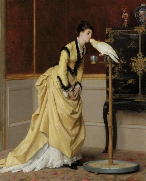 Le Baiser by Gustave-leonard De Jonghe