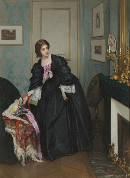 Look At The Time by Gustave-leonard De Jonghe