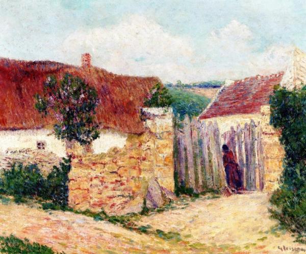 A House In The Village by Gustave Loiseau