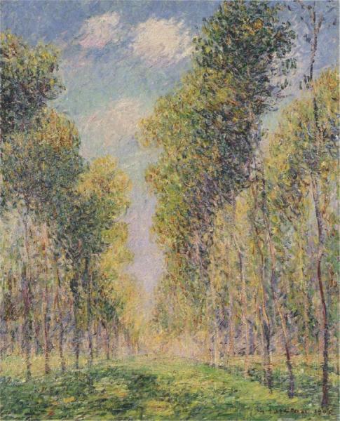 Alley Of Poplars by Gustave Loiseau