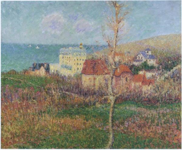 At The Coast Of Normandy by Gustave Loiseau
