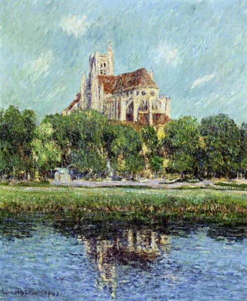 Auxerre Cathedral by Gustave Loiseau