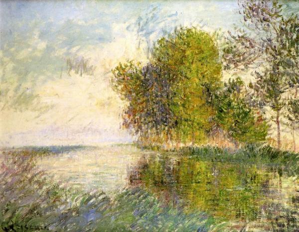 Banks Of The River, Normandy by Gustave Loiseau