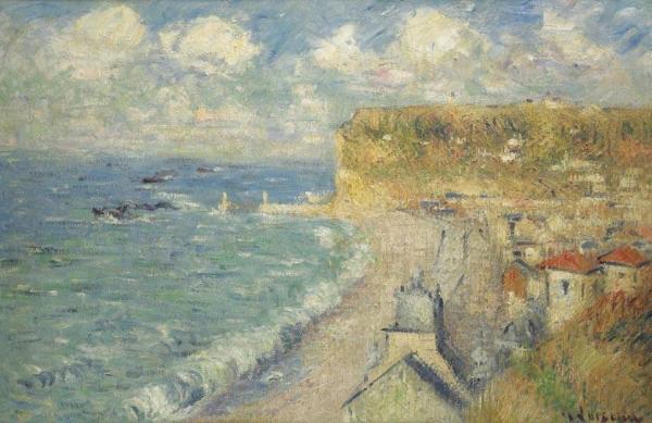 Beach At Fecamp by Gustave Loiseau